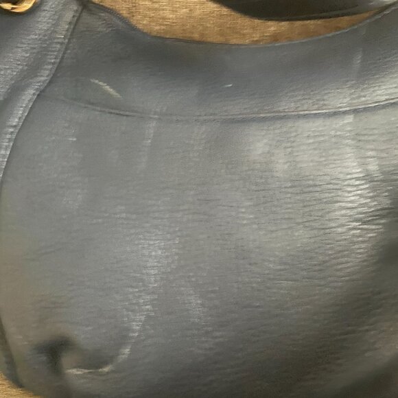 Michael Kors Navy Leather Tassel Crossbody Bag - Picture 13 of 14